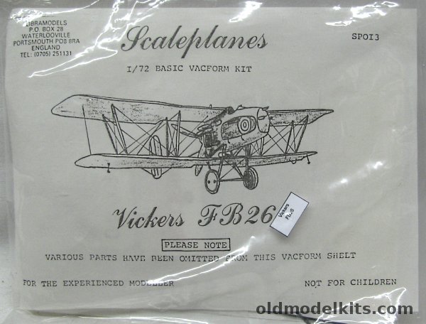 Libramodels 1/72 Vickers FB.26 (FB-26), SP013 plastic model kit